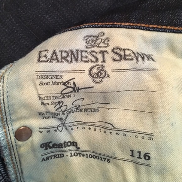 Boot cut earnest sewn jeans size 30 - Picture 3 of 4
